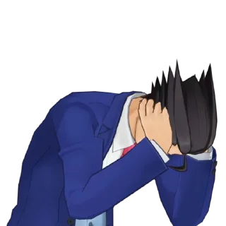 😖 emoji Phoenix Wright: Ace Attorney
Spirit of Justice Telegram sticker 20 of 96