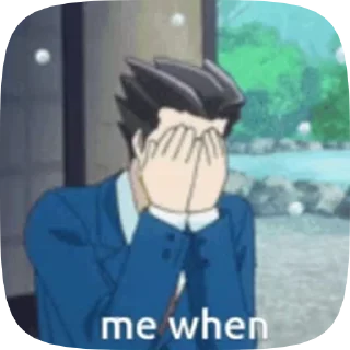 🥴 emoji Ace Attorney web memes ( @luc1fffr) Telegram sticker 9 of 38