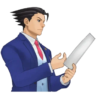 📄 emoji Phoenix Wright: Ace Attorney
Spirit of Justice Telegram sticker 7 of 96