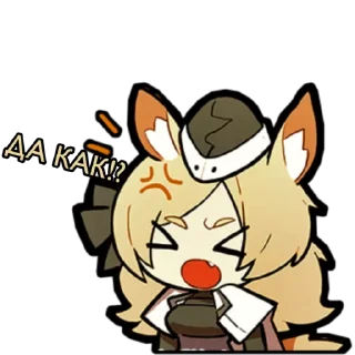 😫 emoji Arknights Telegram sticker 15 of 27