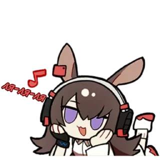 🎧 emoji Arknights Telegram sticker 14 of 27