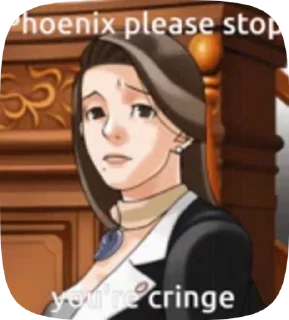 😵 emoji Ace Attorney web memes ( @luc1fffr) Telegram sticker 11 of 38