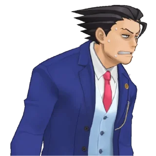 😓 emoji Phoenix Wright: Ace Attorney
Spirit of Justice Telegram sticker 11 of 96
