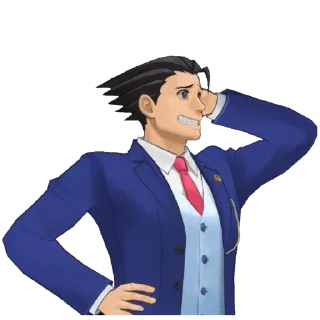 😄 emoji Phoenix Wright: Ace Attorney
Spirit of Justice Telegram sticker 19 of 96