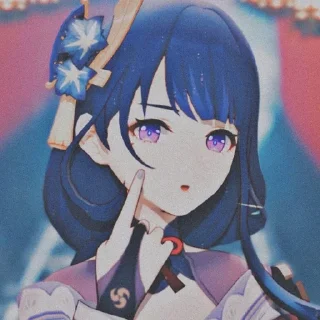 💜 emoji ::Райден Telegram sticker 18 of 120
