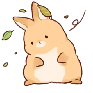 🐰 emoji 🥕  ⊹ кроля    ֗  @stickers_emoji_R1N ✧ Telegram sticker 23 of 40