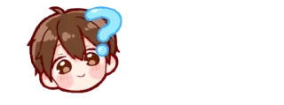 ❓ emoji ഒ  . ° love boy ⊹ ˚ @stickers_emoji_R1N Telegram sticker 17 of 30