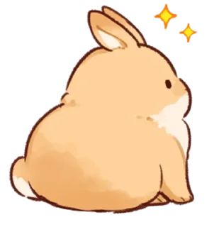 🐰 emoji 🥕  ⊹ кроля    ֗  @stickers_emoji_R1N ✧ Telegram sticker 6 of 40