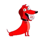 🐕 emoji Taxi Dachshund (@TgSticker) Telegram sticker 18 of 20