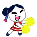 💃 emoji Chibi-Chan Telegram sticker 20 of 38