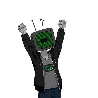 Sticker from Code Bullet