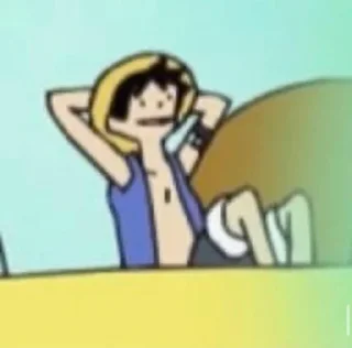 Sticker from One piece