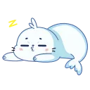 😴 emoji Тюленим (@tgsticker) Telegram sticker 6 of 20