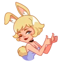 Sticker from Miss Bunny