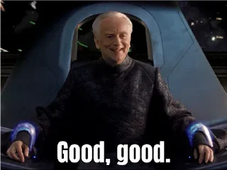 😀 emoji Revenge of the Sith (Part 1) Telegram sticker 14 of 87