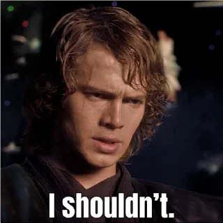 🤔 emoji Revenge of the Sith (Part 1) Telegram sticker 16 of 87