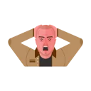 😦 emoji Breaking Bad Telegram sticker 14 of 28