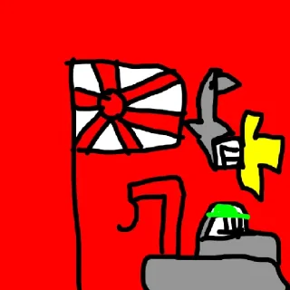 🇯🇵 emoji Зеленый желтый и красная Telegram sticker 18 of 21