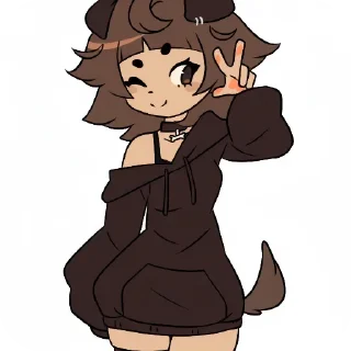 🙂 emoji Мимимишка |EVERYONE|by: @ImOutcore Telegram sticker 6 of 29