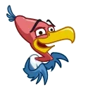 😂 emoji Vulture Bird Telegram sticker 1 of 15