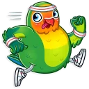 🏃 emoji Love Bird Telegram sticker 12 of 36