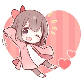 👋 emoji Парные-тян Telegram sticker 19 of 19