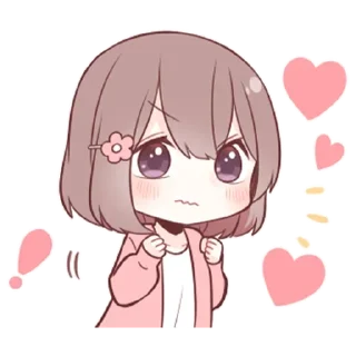 😍 emoji Парные-тян Telegram sticker 7 of 19