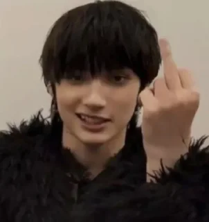 🖕 emoji kpop Telegram sticker 15 of 25