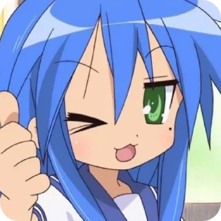 😉 emoji 𝙺𝚘𝚗𝚊𝚝𝚊 𝙸𝚣𝚞𝚖𝚒☽ Telegram sticker 17 of 85