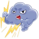 ⚡ emoji Weather Moods Telegram sticker 12 of 30