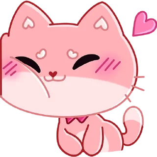 😍 emoji Мео Telegram sticker 24 of 47