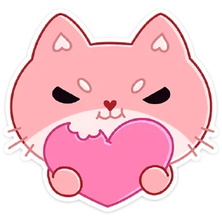 ❤️ emoji Мео :: @stickroom Telegram sticker 5 of 48