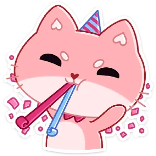 🥳 emoji Мео :: @stickroom Telegram sticker 16 of 48