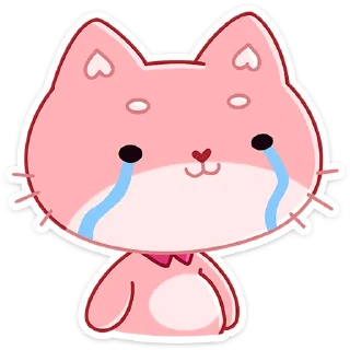 😭 emoji Мео :: @stickroom Telegram sticker 15 of 48