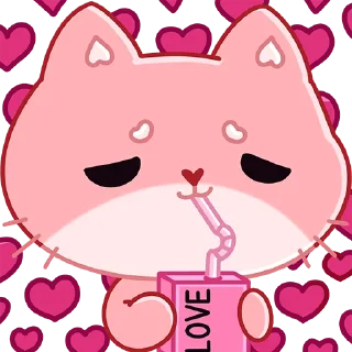 🥰 emoji Мео | @sovavrestickers Telegram sticker 8 of 49