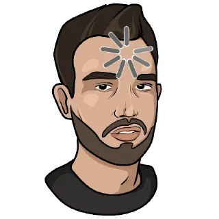😶 emoji Дед Максим (by @woodoodler) Telegram sticker 13 of 13