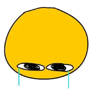 😥 emoji cлёзы / tears Telegram sticker 24 of 55