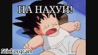 Sticker from Goku