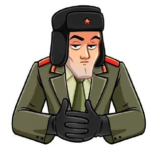 😐 emoji Агент КГБ (@TgSticker) Telegram sticker 21 of 48