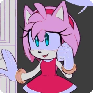🌟 emoji 💗_-Amy ROSE-_💗 Telegram sticker 3 of 20