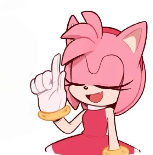 🌟 emoji 💗_-Amy ROSE-_💗 Telegram sticker 5 of 20