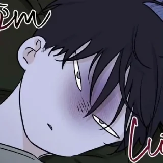 😑 emoji ❀ yaoi   @yaoychikkkkk ❀ Telegram sticker 22 of 50