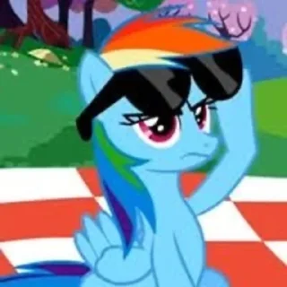 😎 emoji радуга дэш Telegram sticker 6 of 28