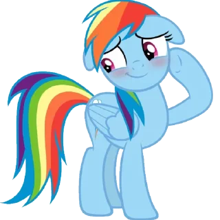 🤭 emoji Радуга Дэш! Telegram sticker 5 of 18