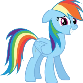 🥲 emoji Радуга Дэш! Telegram sticker 16 of 18