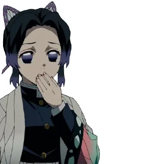 🤭 emoji Shinobu Kochou Best Waifu Telegram sticker 22 of 37