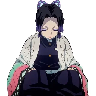 😑 emoji Shinobu Kochou Best Waifu Telegram sticker 21 of 37
