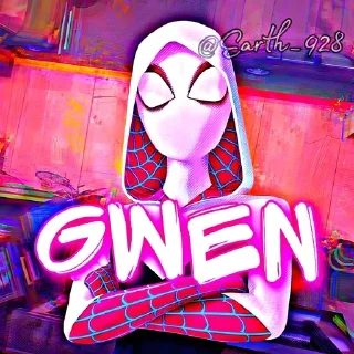 Sticker from Spider Gwen / @Earth_928