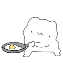 🍳 emoji Karameru Cat @IMG2D Telegram sticker 5 of 10
