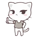 ❌ emoji Vanilla and Pepper Cat @IMG2D Telegram sticker 9 of 20